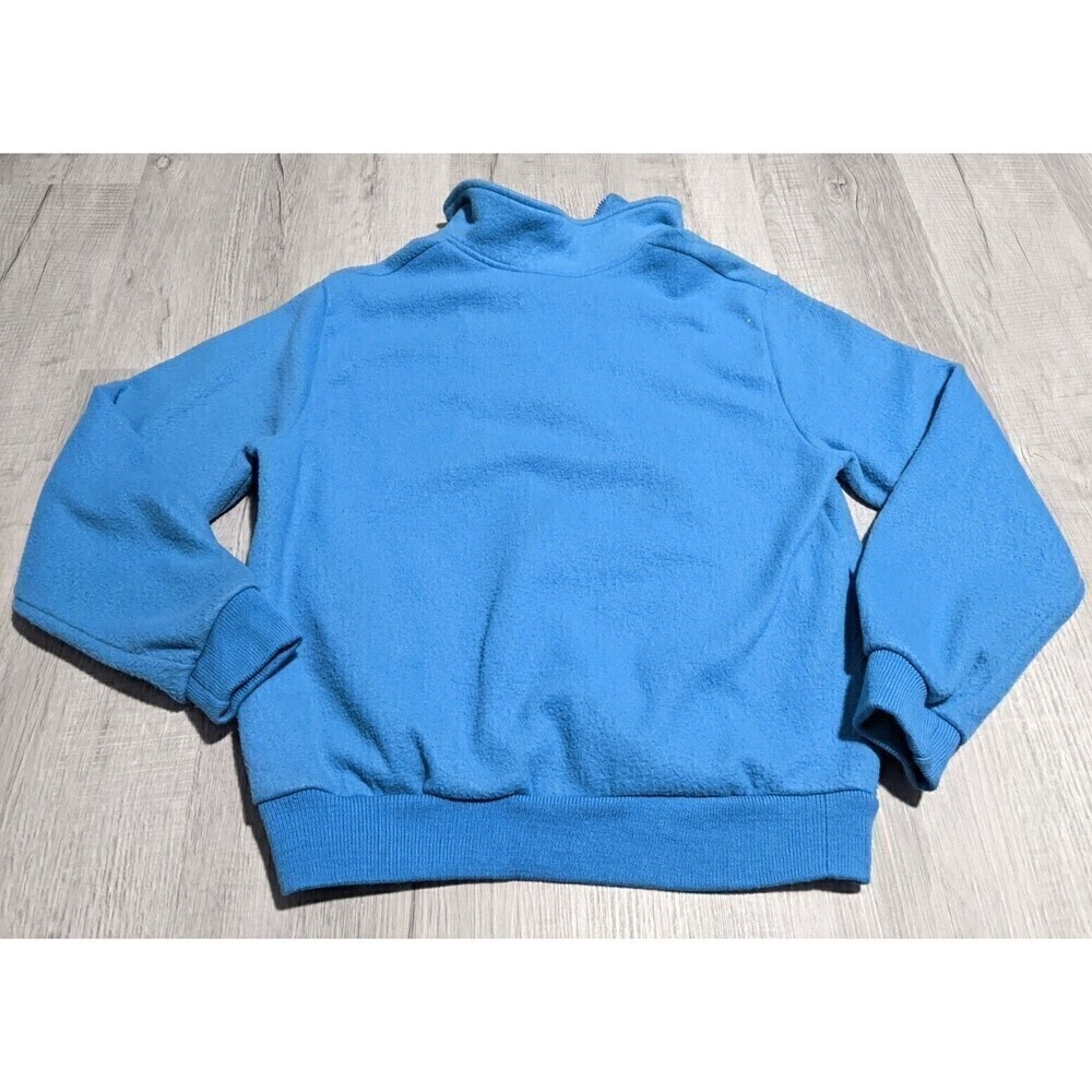 Vintage Sweater Pacific Trail Adult Sz M Medium Blue Fleece Pullover 1/4 Zip - Picture 4 of 6